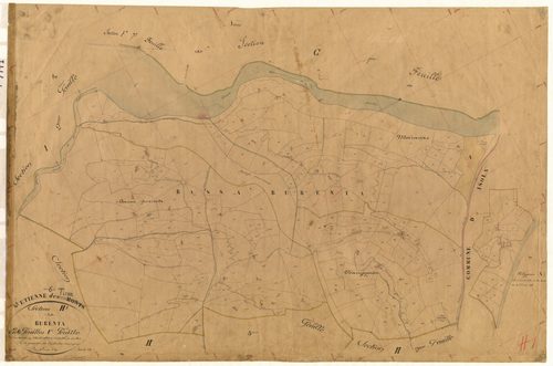 Burenta. - Plan de section, H1
