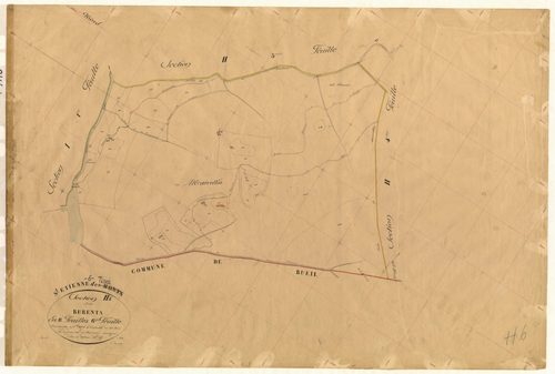 Burenta. - Plan de section, H6