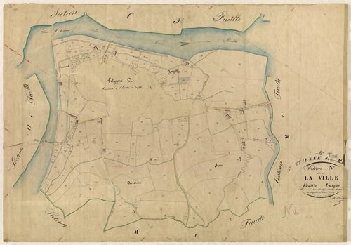 La Ville. - Plan de section, N