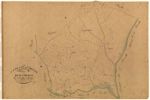 Demandols. - Plan de section, P2