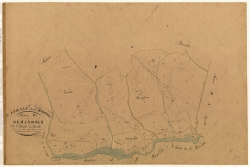 Demandols. - Plan de section, P5