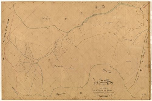 Cialvet. - Plan de section, Q6