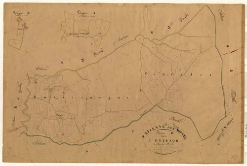 L'Entenor. - Plan de section, R1