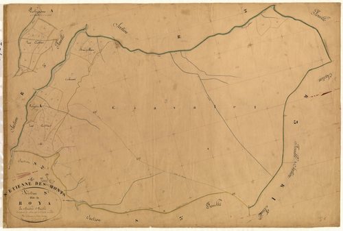 Roya. - Plan de section, S1