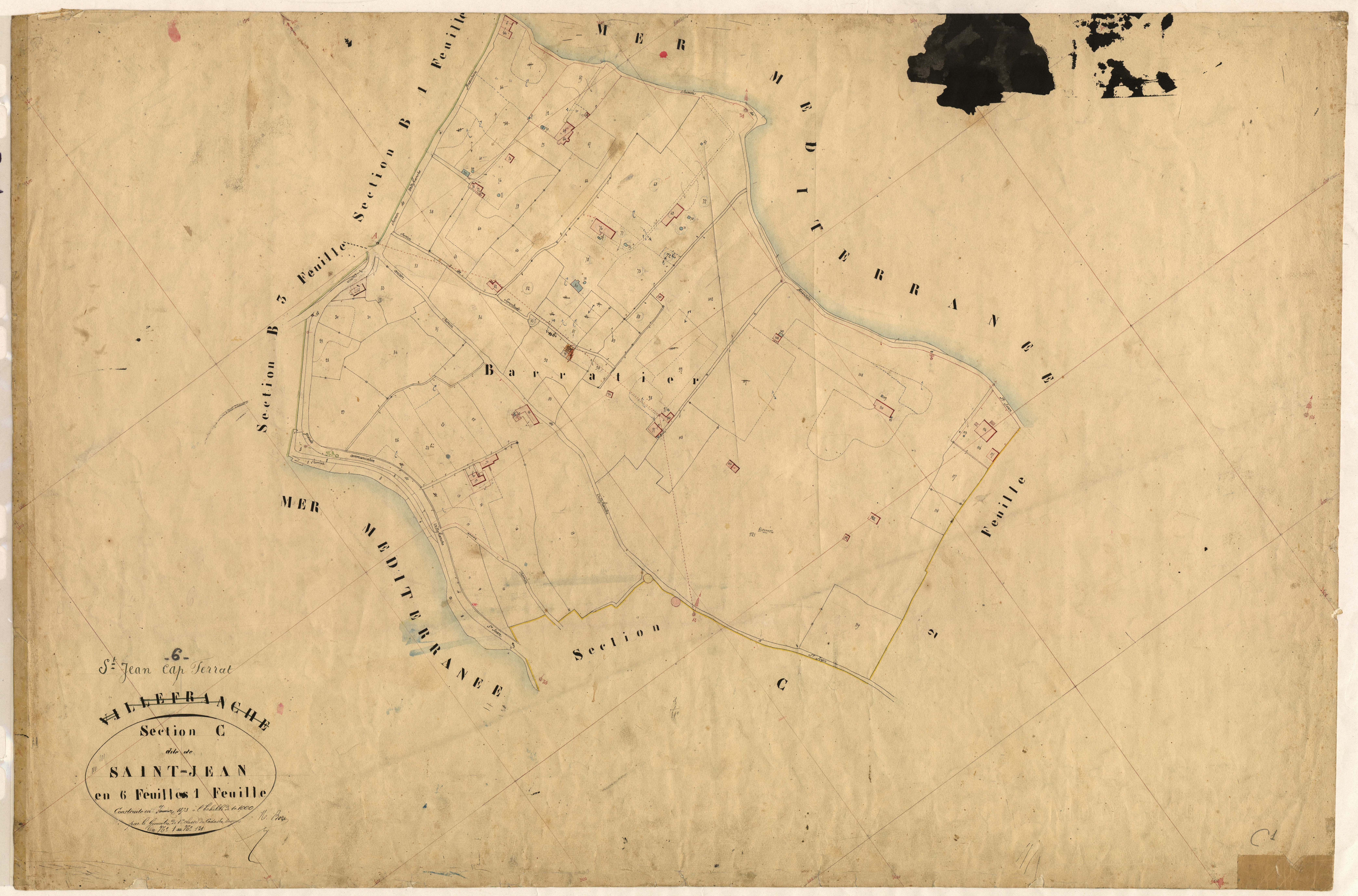 Saint-Jean. - Plan de section, C1