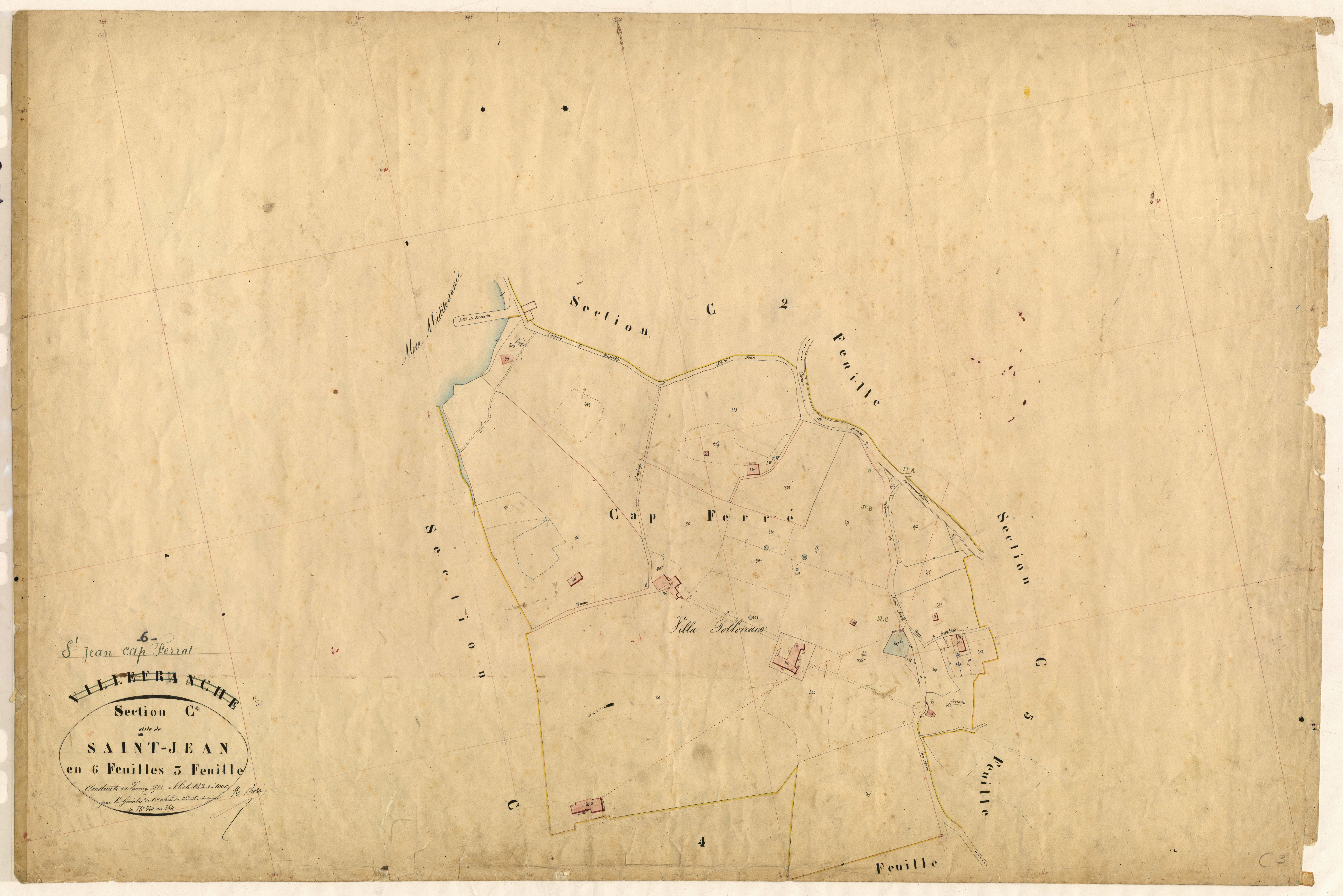 Saint-Jean. - Plan de section, C3