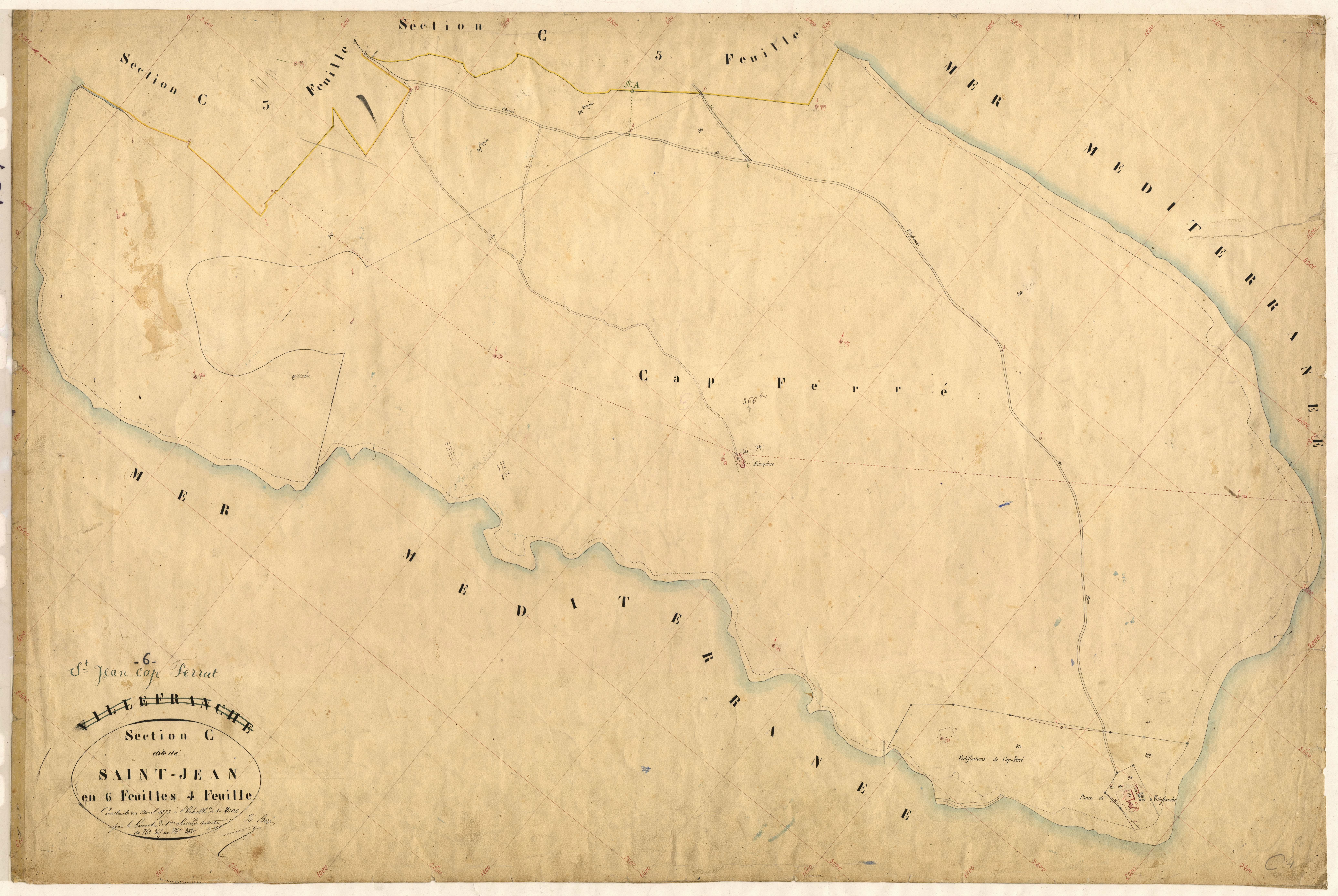 Saint-Jean. - Plan de section, C4