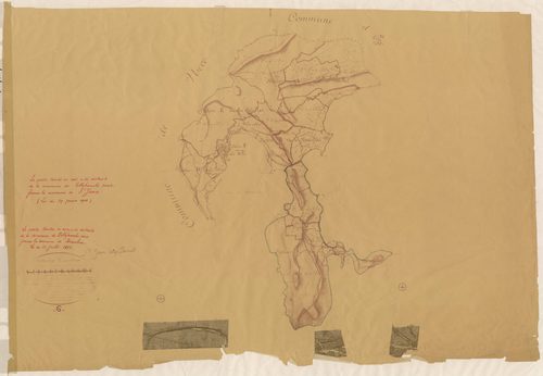 Tableau d'assemblage : origine Villefranche. - TA
