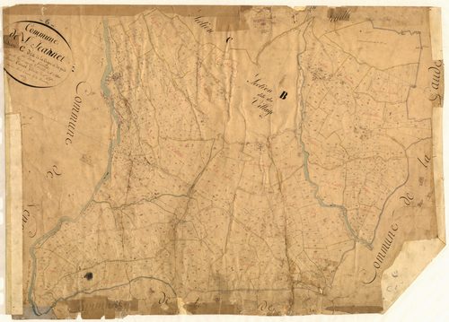 La Cagne et les Prés. - Plan de section, C1