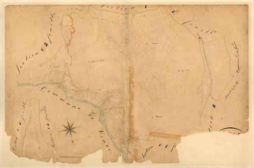 La Cagne et les Prés. - Plan de section, C2