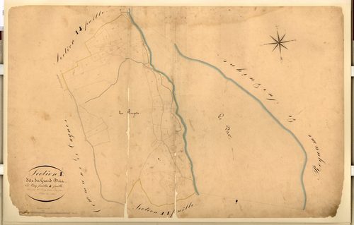 Les Pugets. - Plan de section, A2
