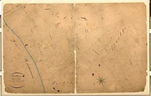 Le Lac. - Plan de section, B1