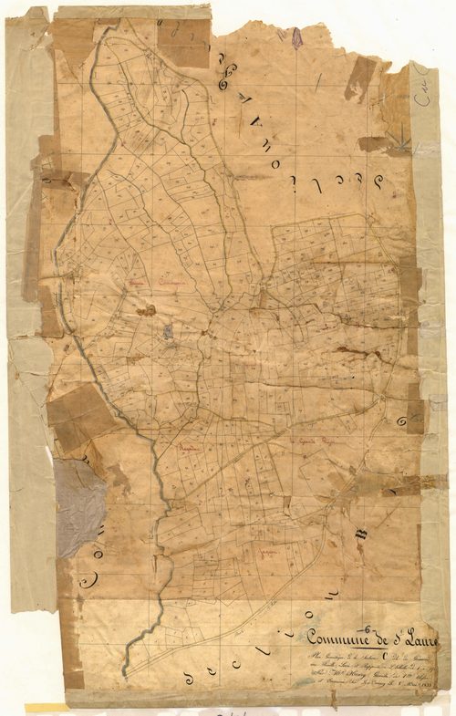 Le Grimond. - Plan de section, C