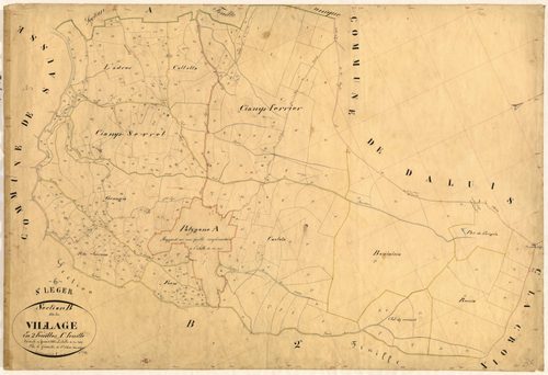 Le Village. - Plan de section, B1