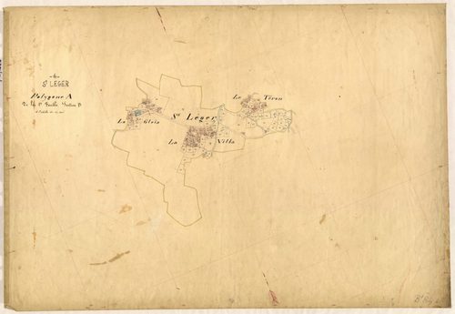Le Village (développement). - Plan de section, B1(d)