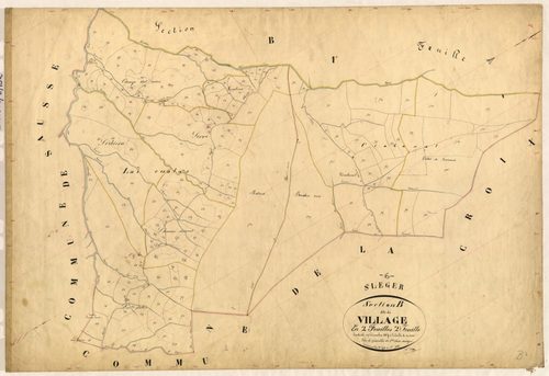 Le Village. - Plan de section, B2