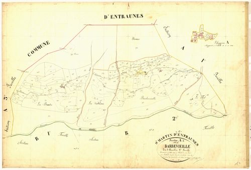 Barbevieille. - Plan de section, A2