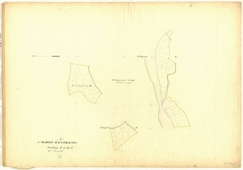 La Ville (développement). - Plan de section, C1(d)