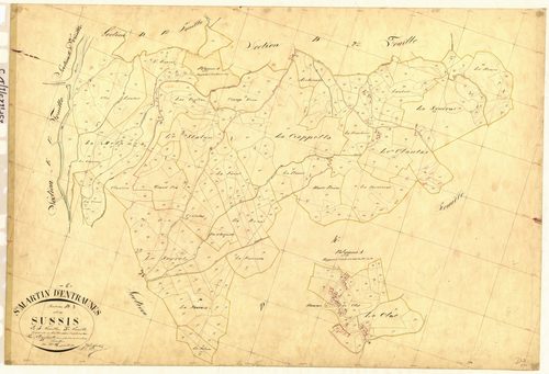 Sussis. - Plan de section, D3