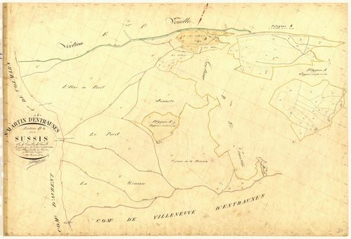 Sussis. - Plan de section, D4