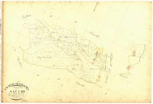 Sauche. - Plan de section, F2