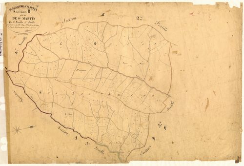 Saint-Martin. - Plan de section, B1