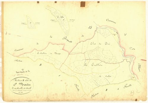 Saint-Martin. - Plan de section, B2