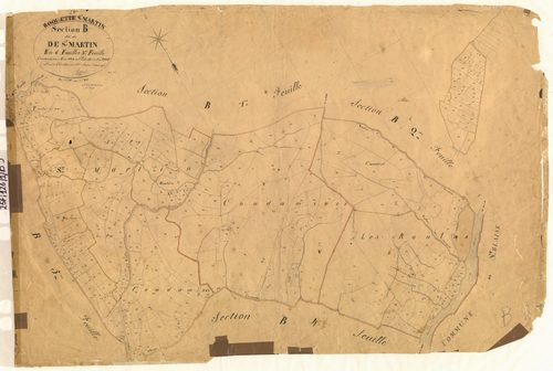 Saint-Martin. - Plan de section, B3