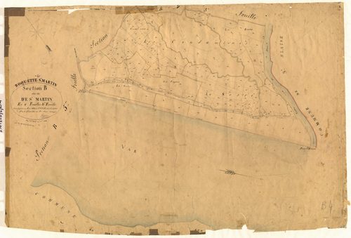 Saint-Martin. - Plan de section, B4
