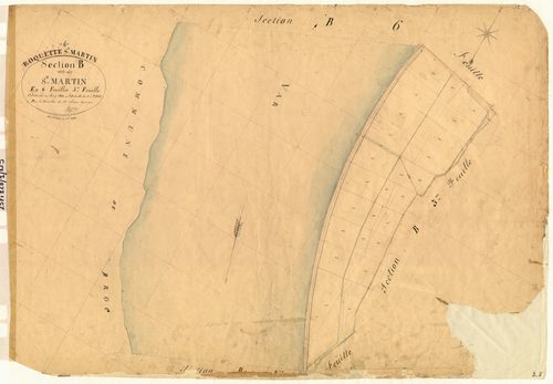 Saint-Martin. - Plan de section, B5