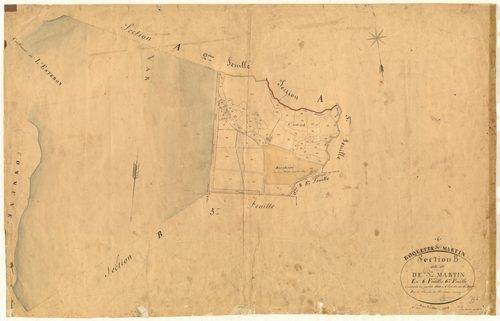 Saint-Martin. - Plan de section, B6