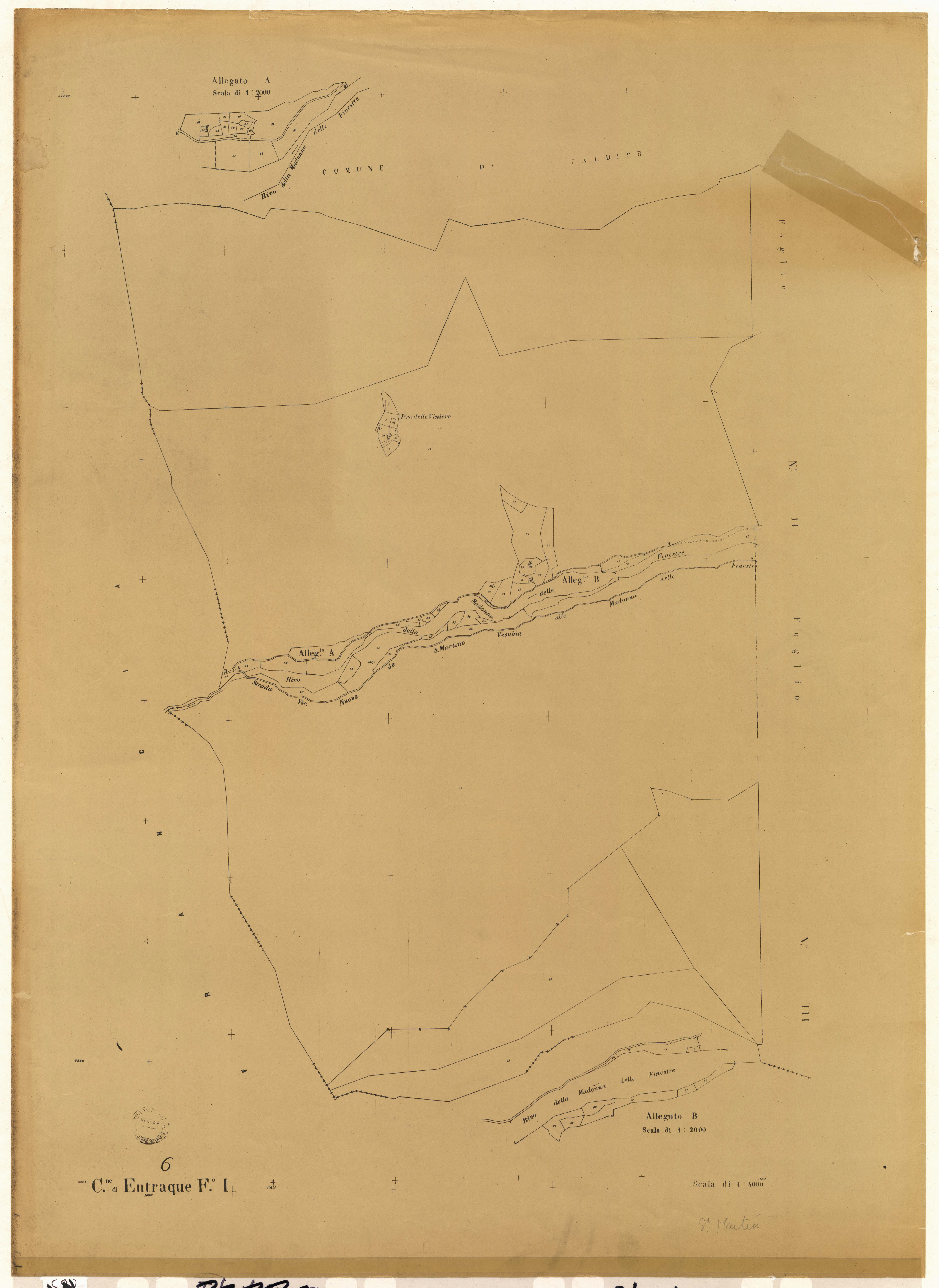 Plan de section, I