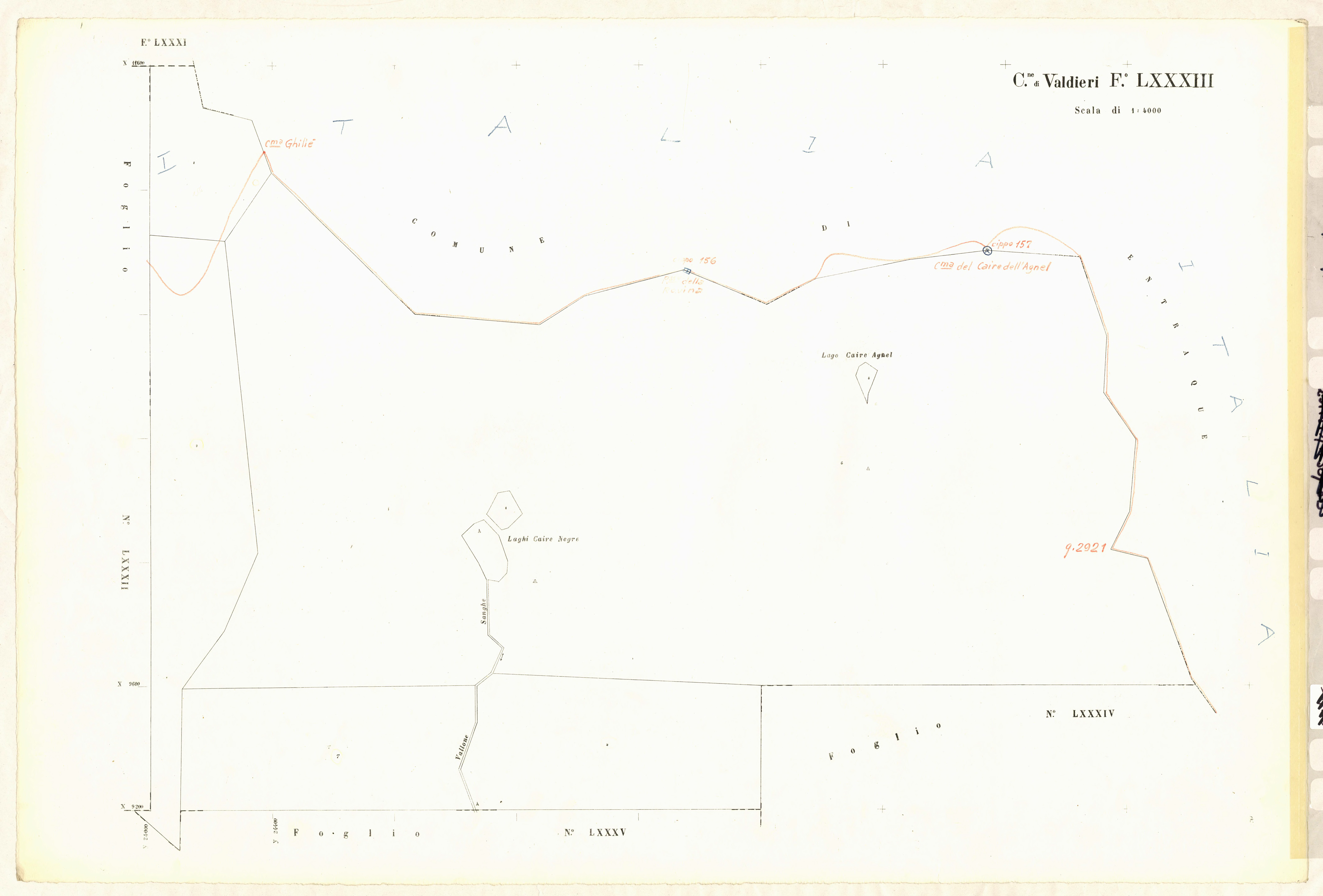 Plan de section, LXXXIII