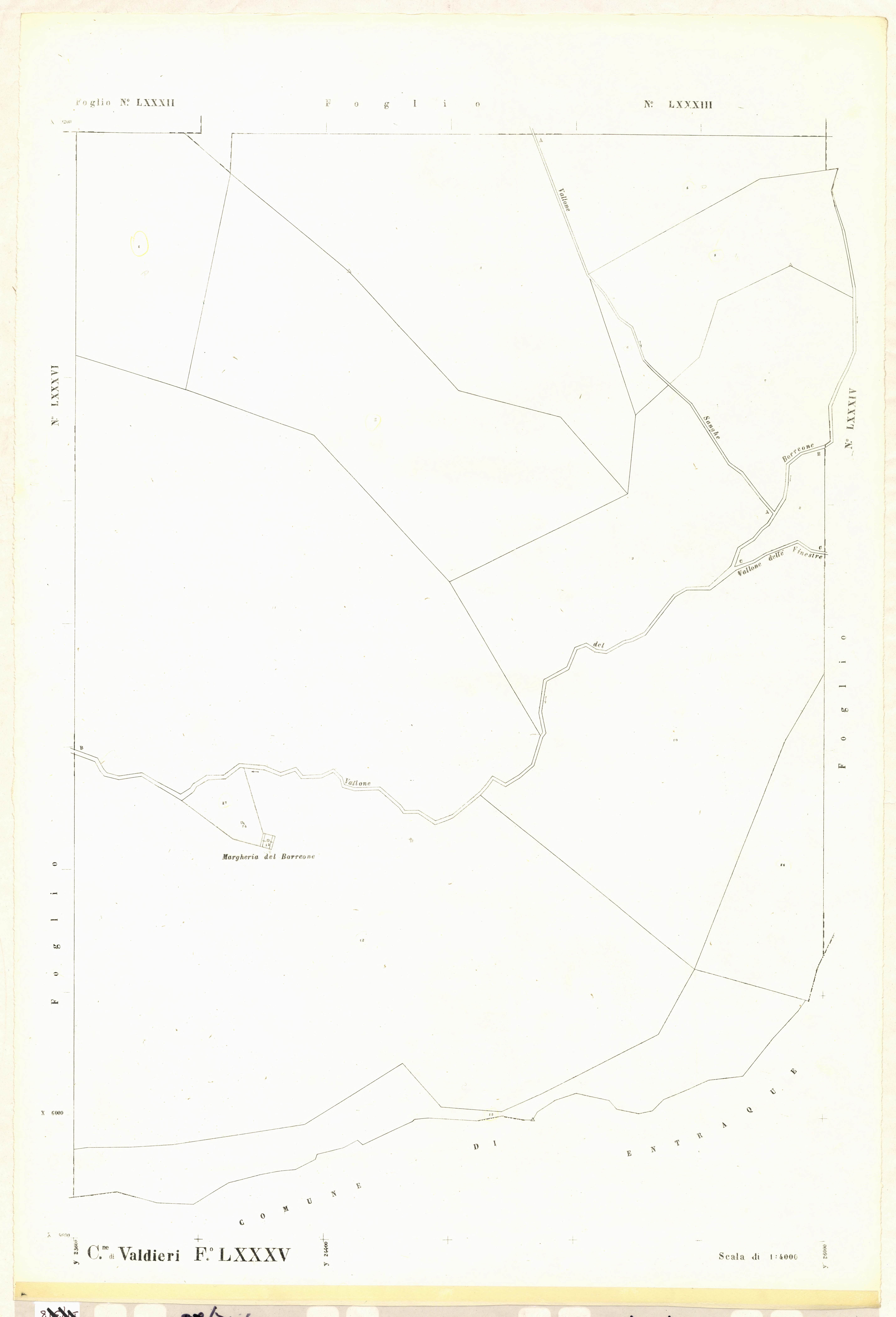 Plan de section, LXXXV