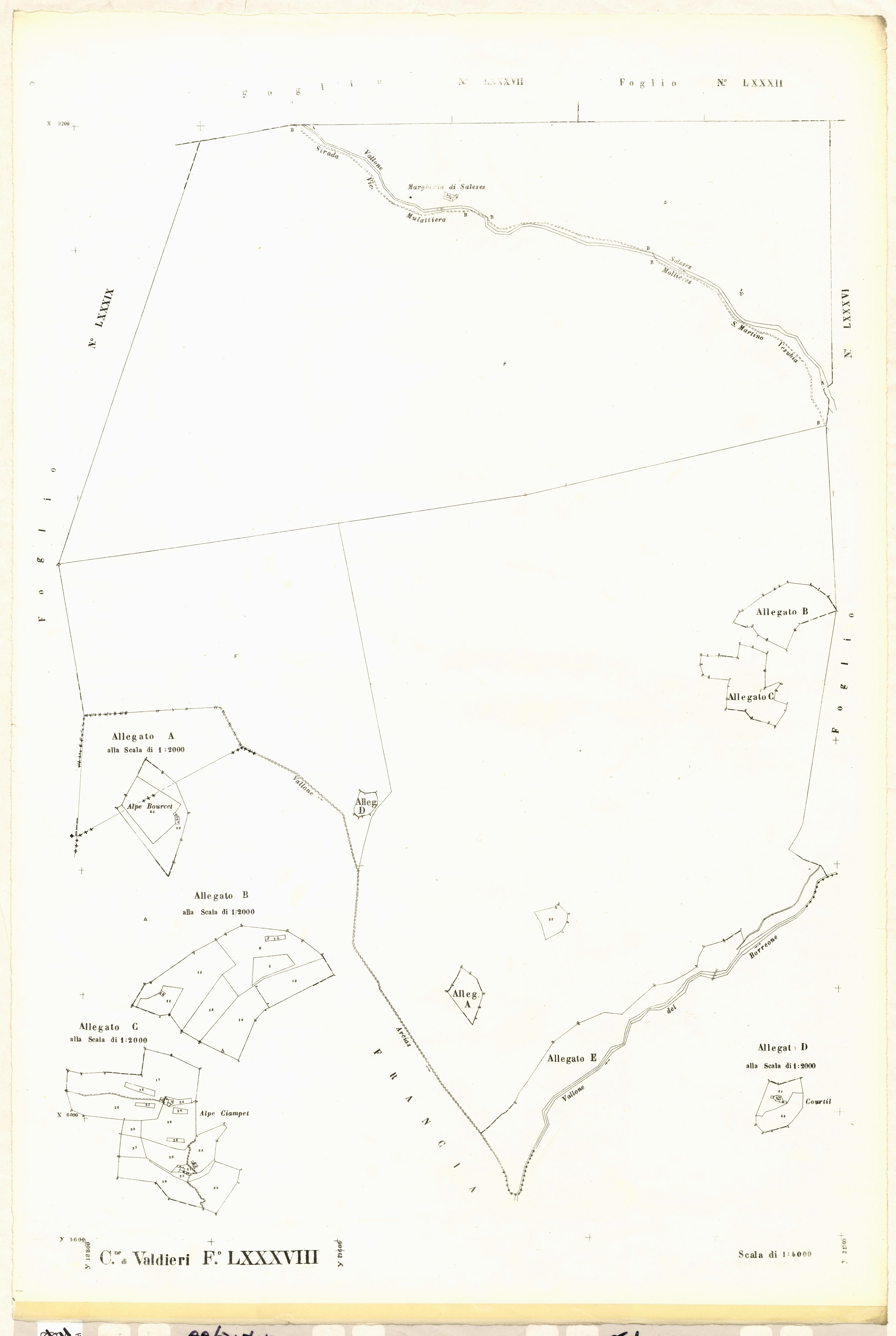 Plan de section, LXXXVIII