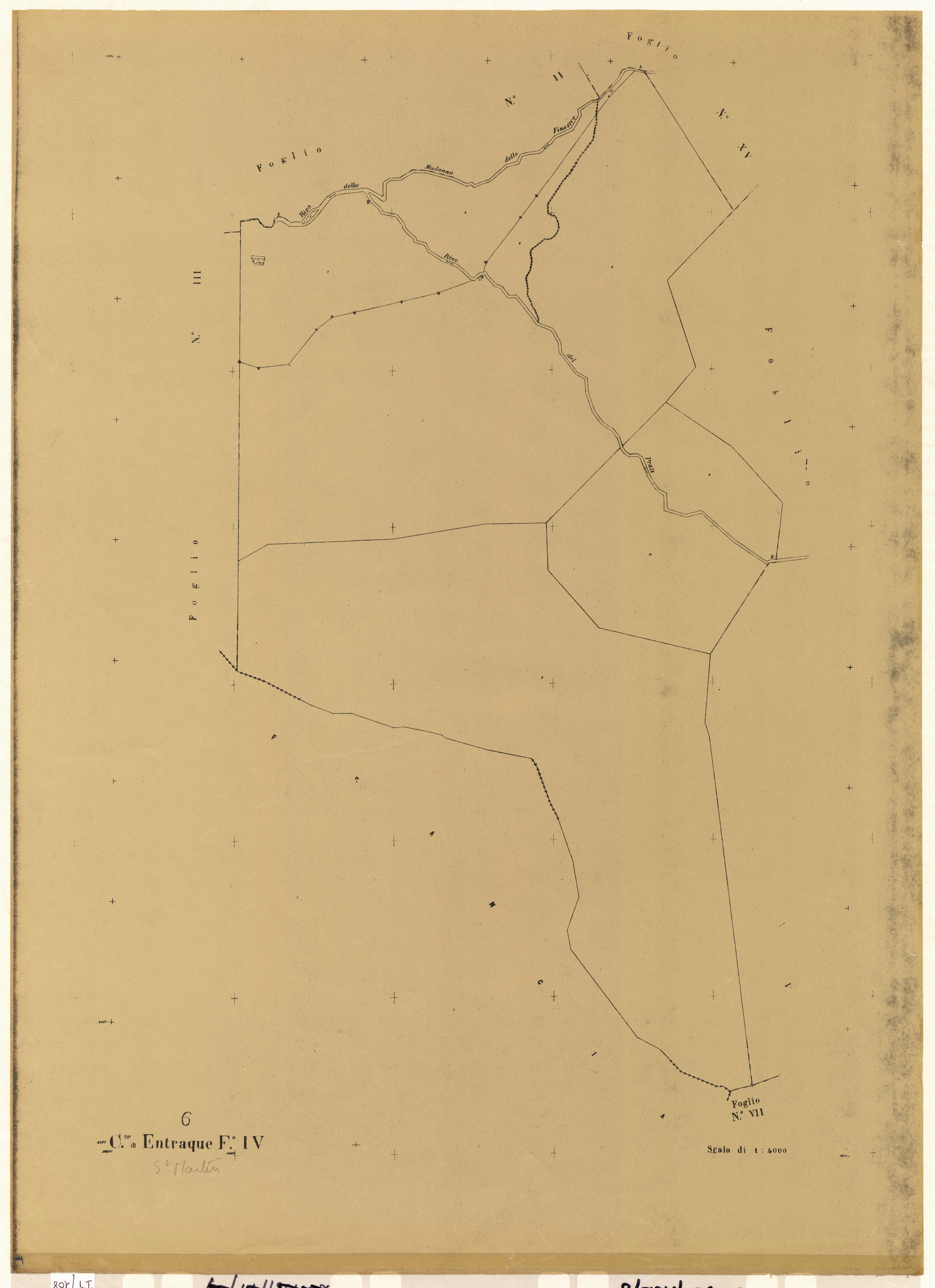 Plan de section, IV