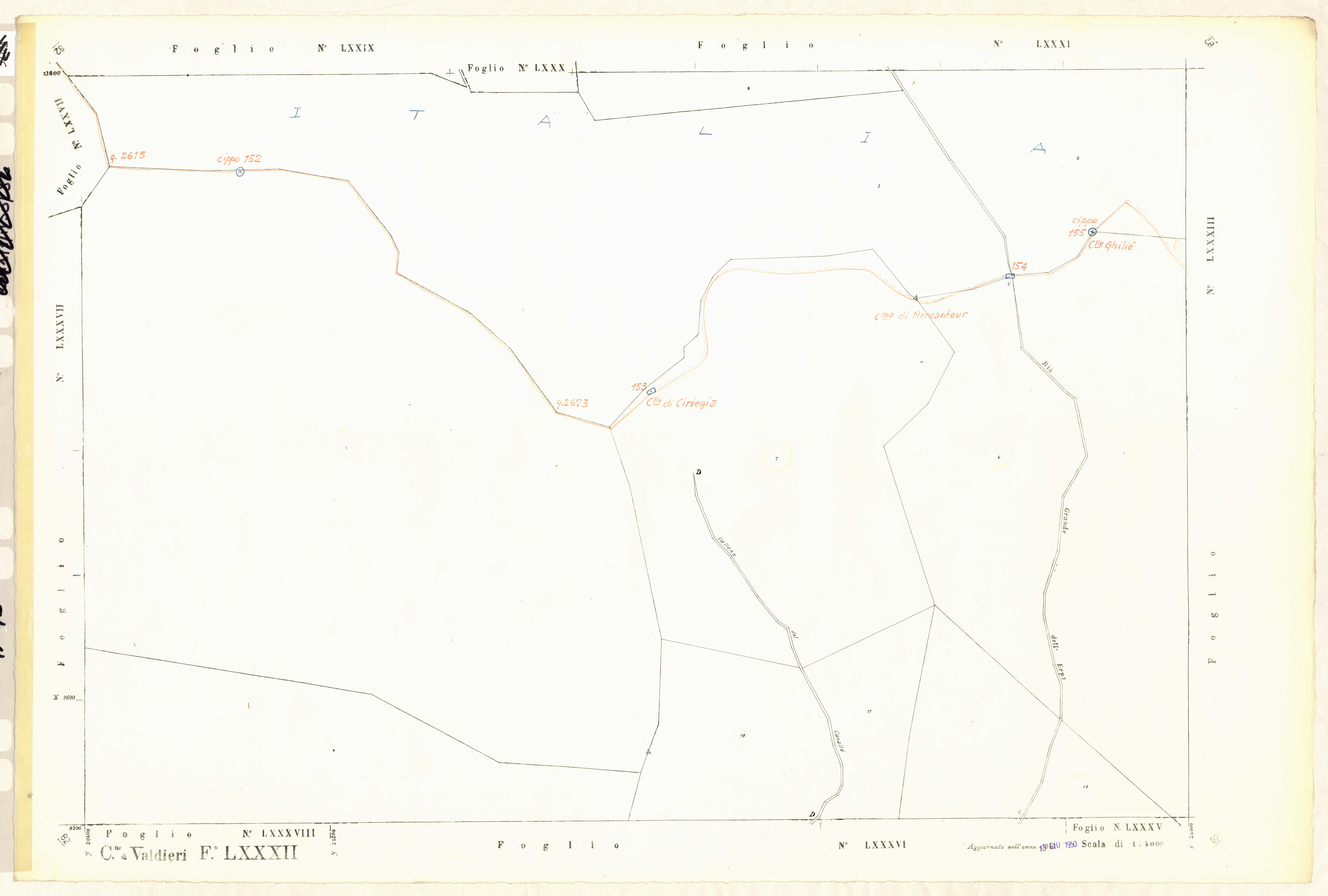 Plan de section, LXXXII