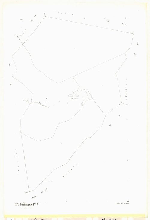 Plan de section, V