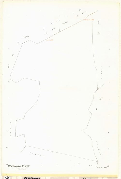 Plan de section, XIV
