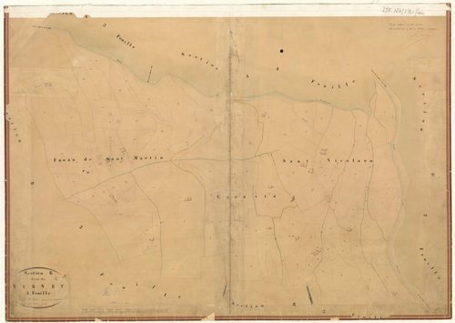 Vernet. - Plan de section, B1