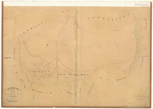 Vernet. - Plan de section, B2