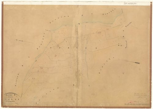 Vernet. - Plan de section, B4