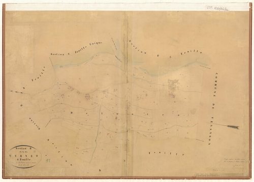 Vernet. - Plan de section, B6