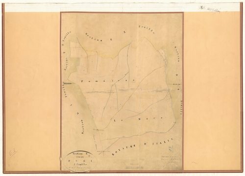 Le Puei. - Plan de section, E1