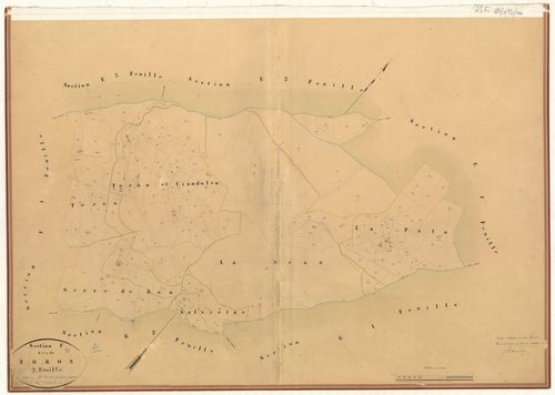 Toron. - Plan de section, F2