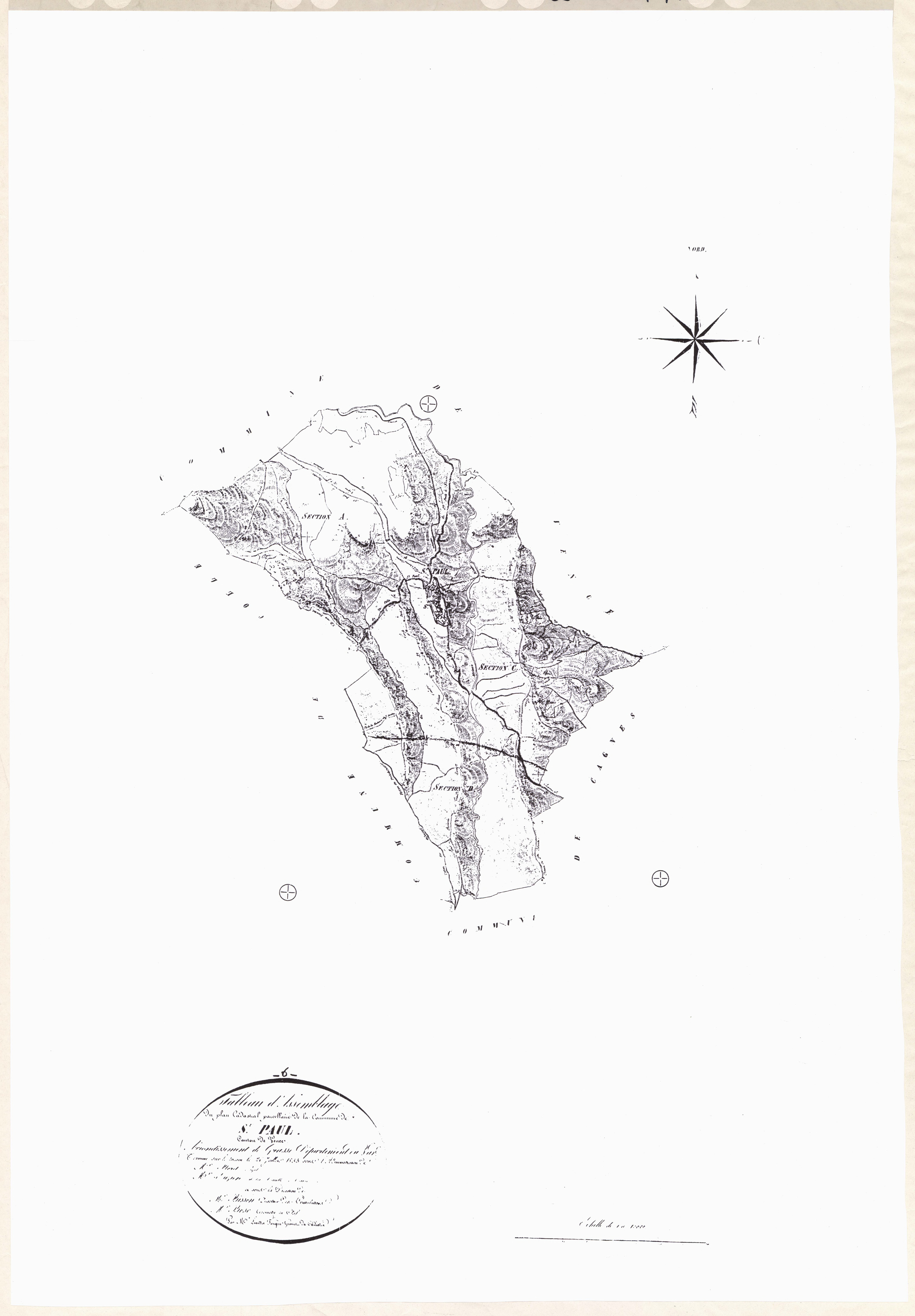 Tableau d'assemblage. - TA