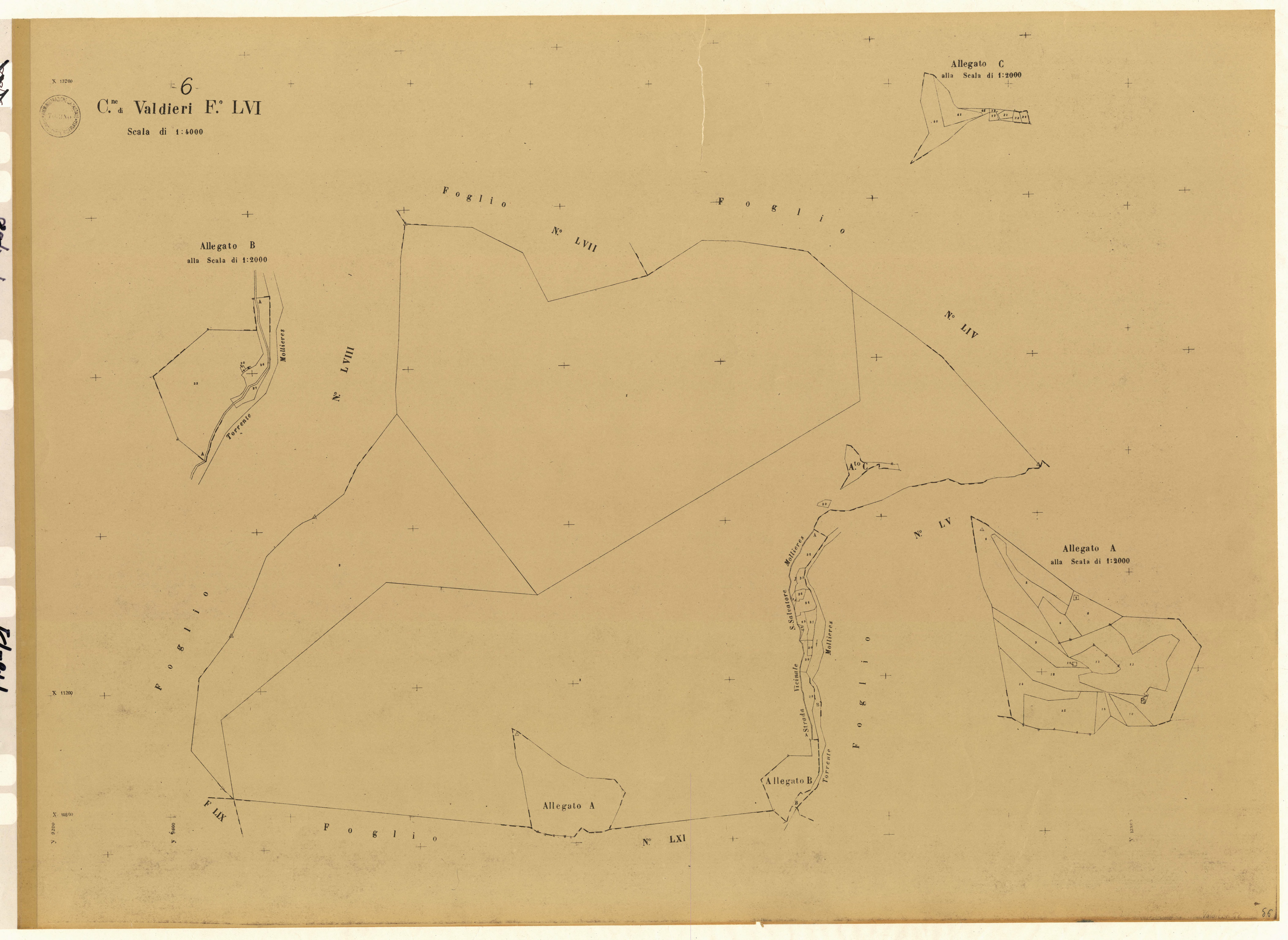 Plan de section, LVI