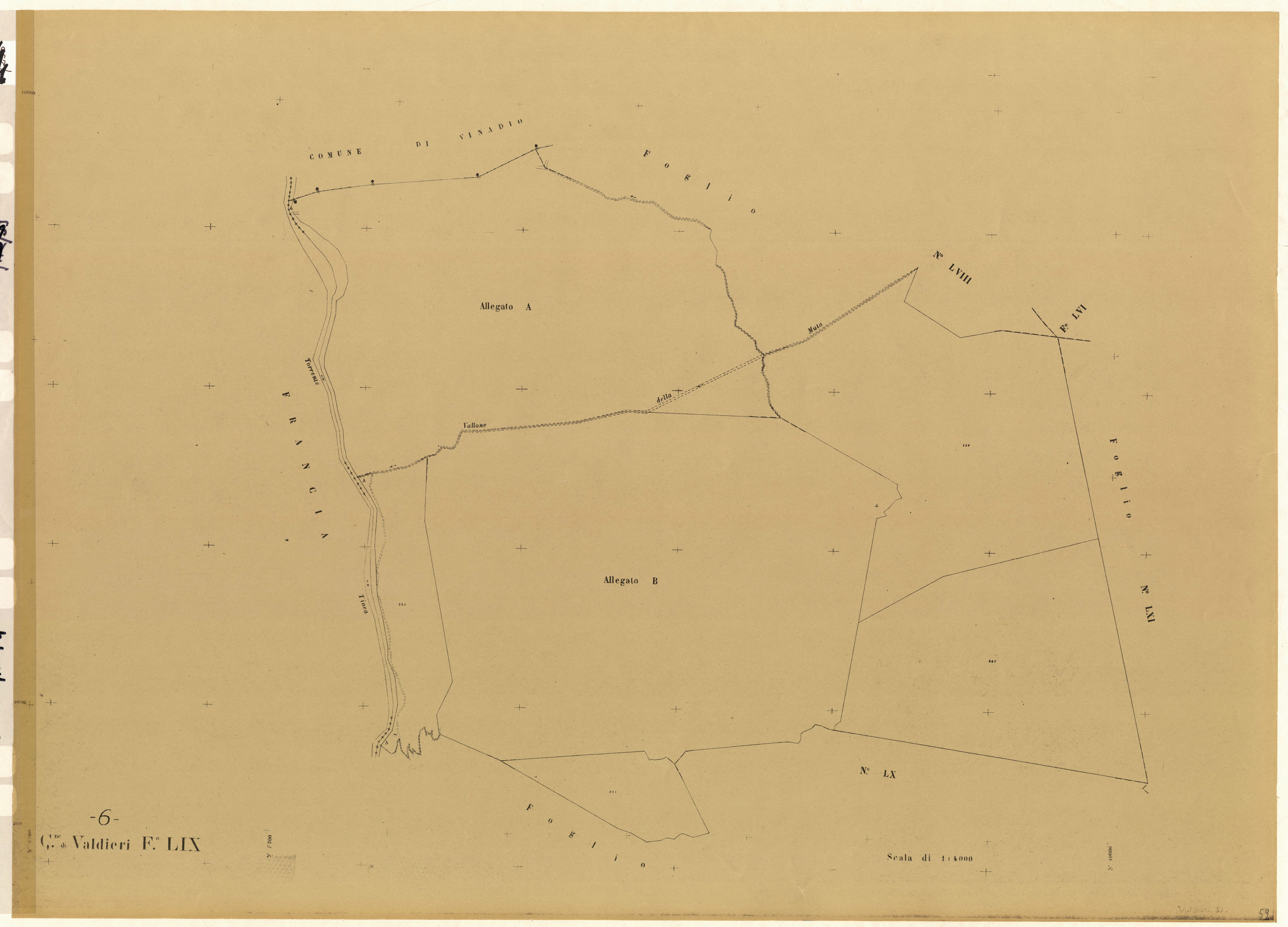 Plan de section, LIX