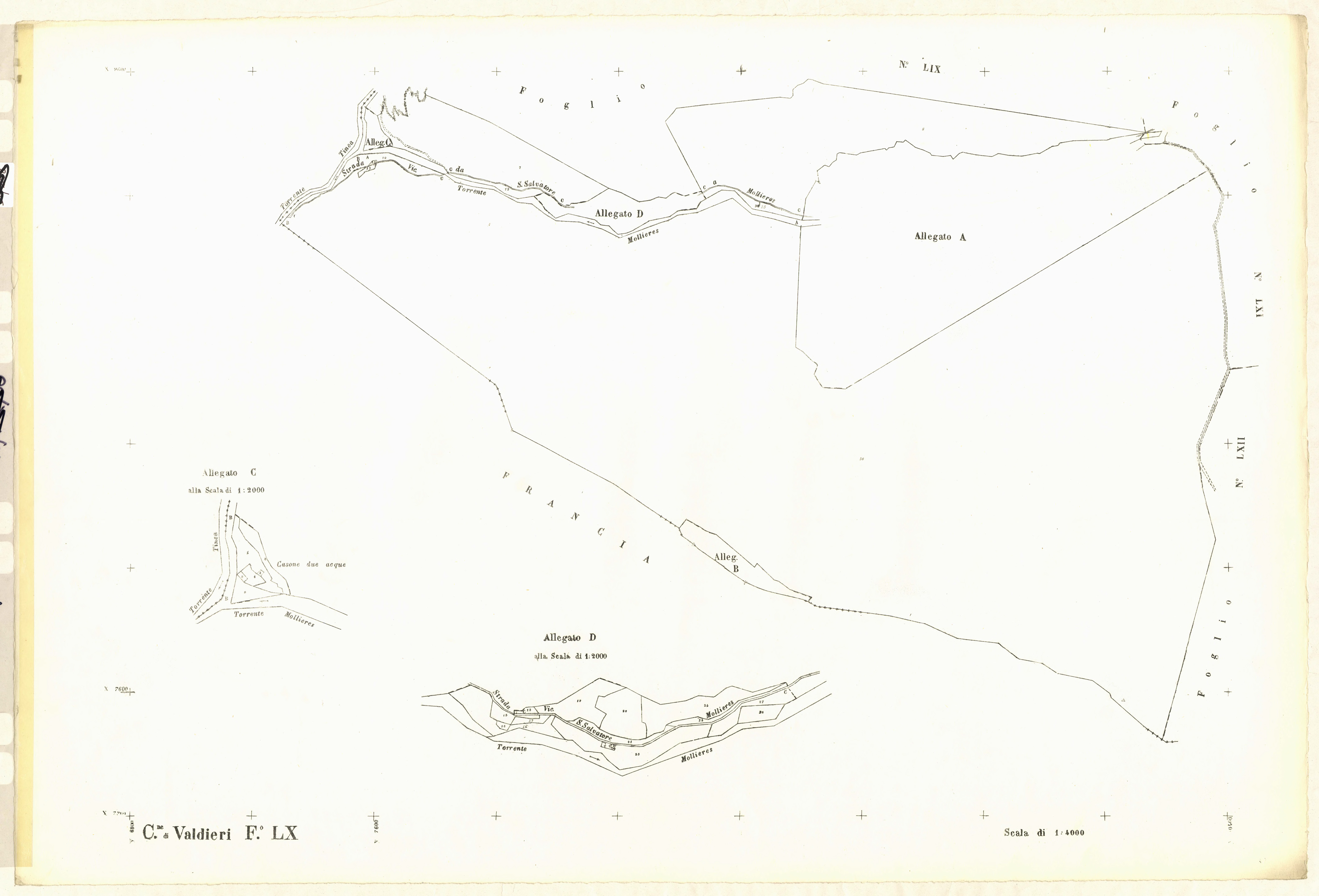 Plan de section, LX