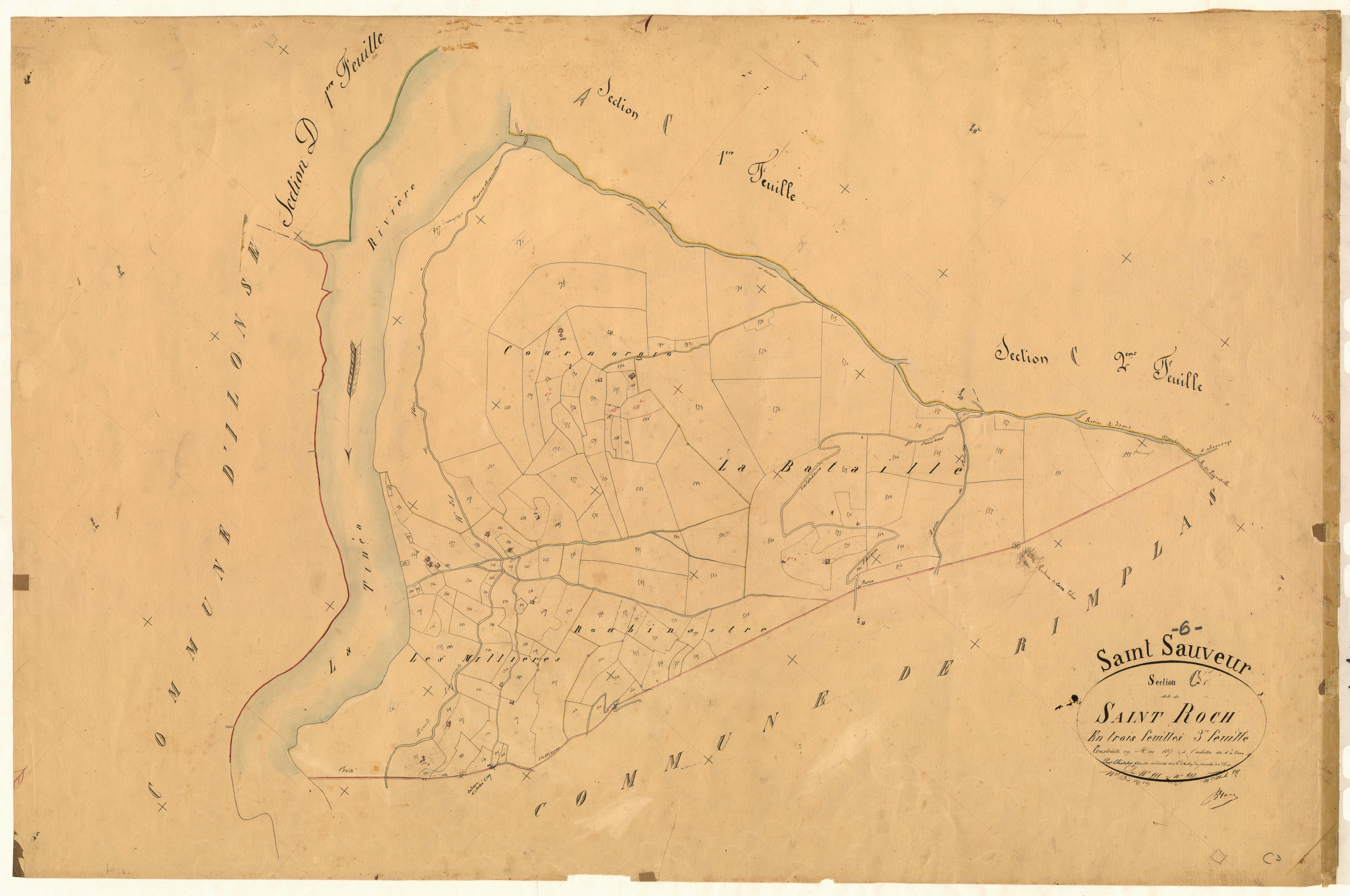 Saint-Roch. - Plan de section, C3